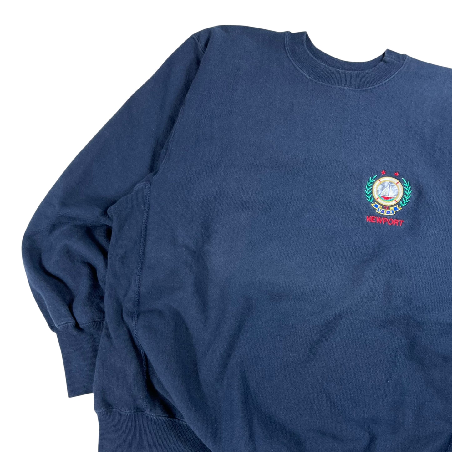 Vintage 90s Champion reverse weave Newport USA crewneck (XL)