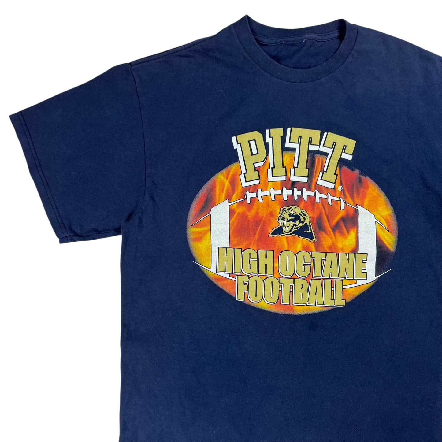 Vintage Y2K Pitt Panthers High Octane Football University of Pittsburgh tee (M)