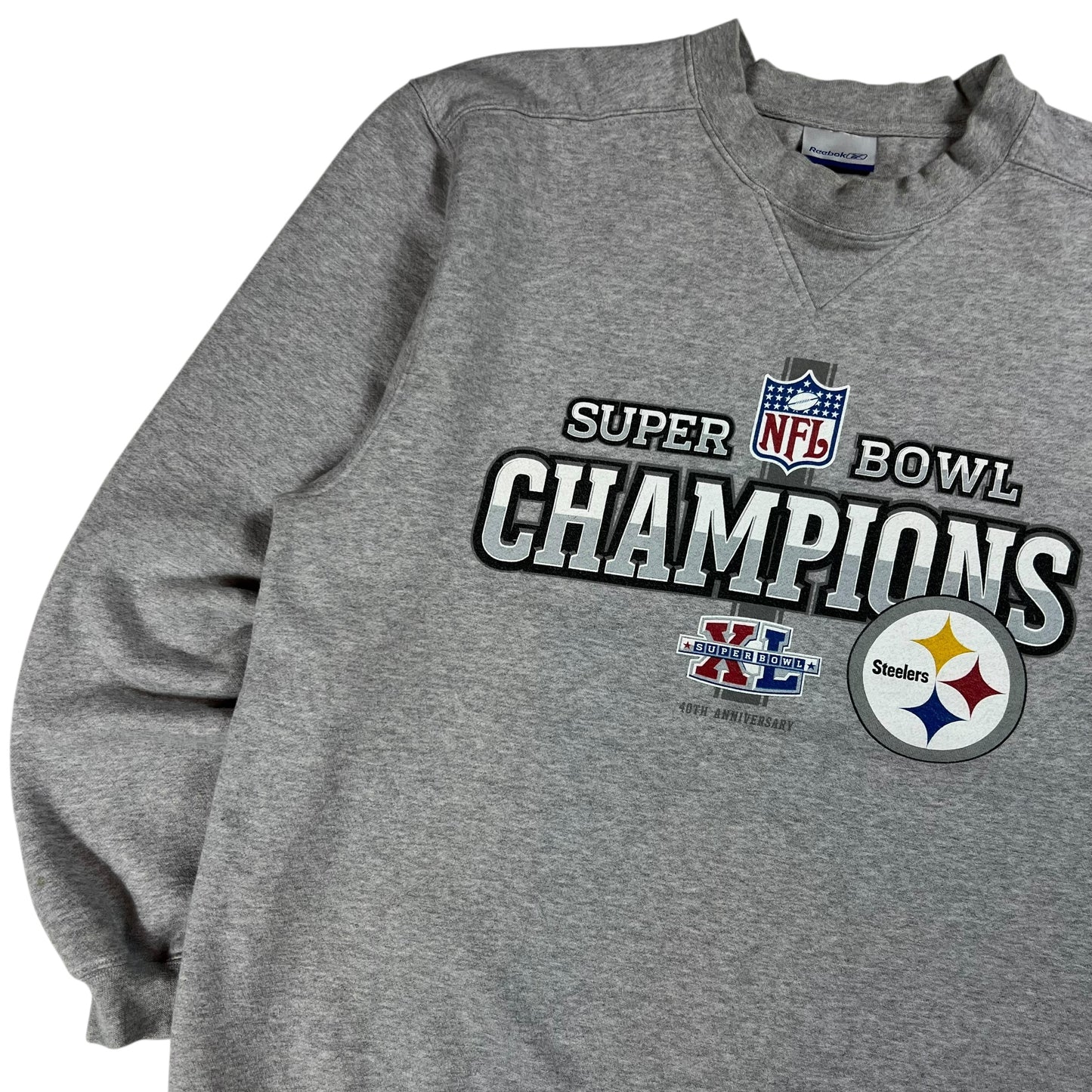 Vintage 2006 Pittsburgh Steelers Super Bowl XL champions crewneck (L)