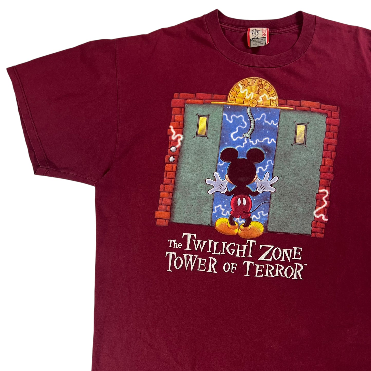 Vintage 90s Disney Tower of Terror Mickey tee (XXL)