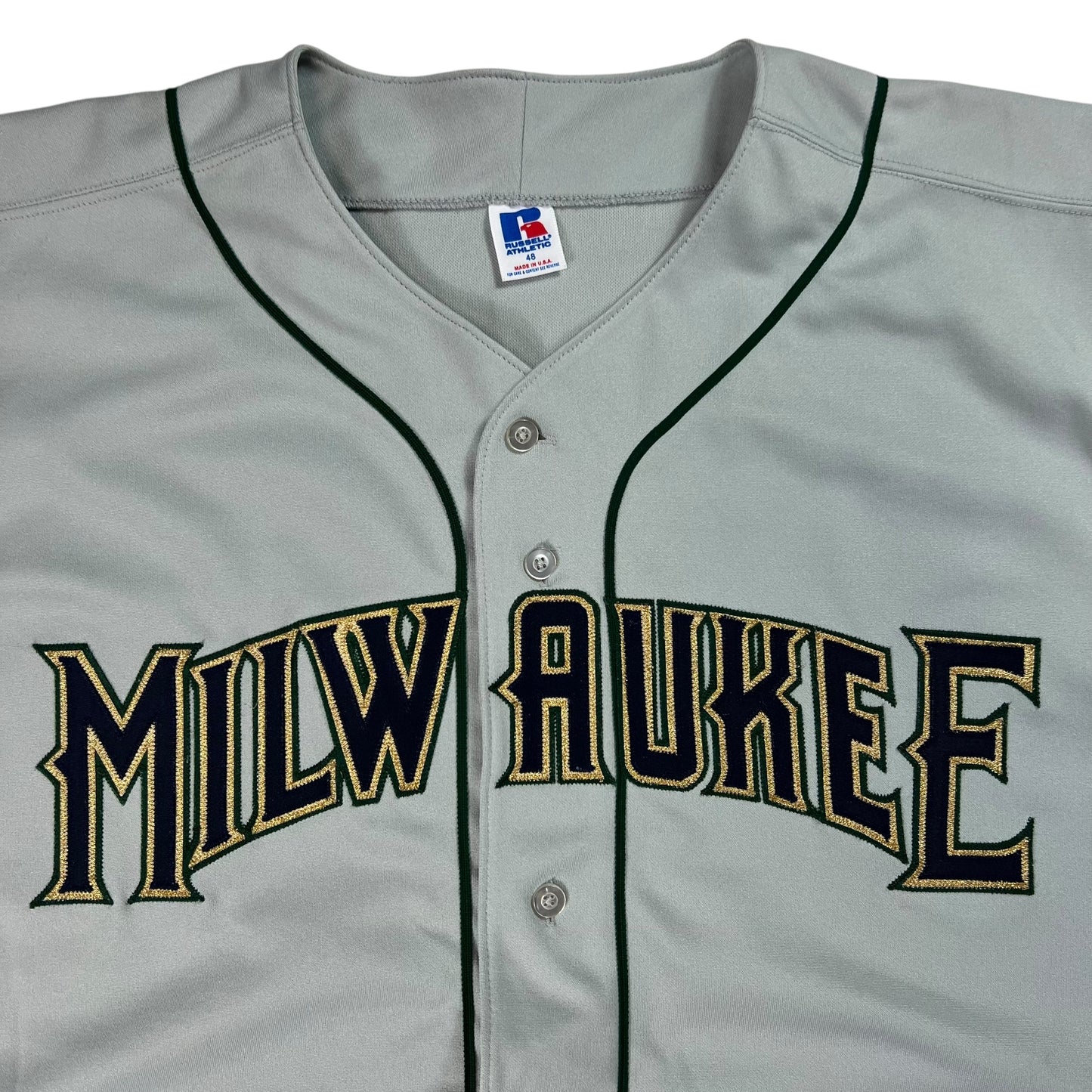 Vintage 90s Russell Athletic Diamond Collection Milwaukee Brewers jersey (XL)