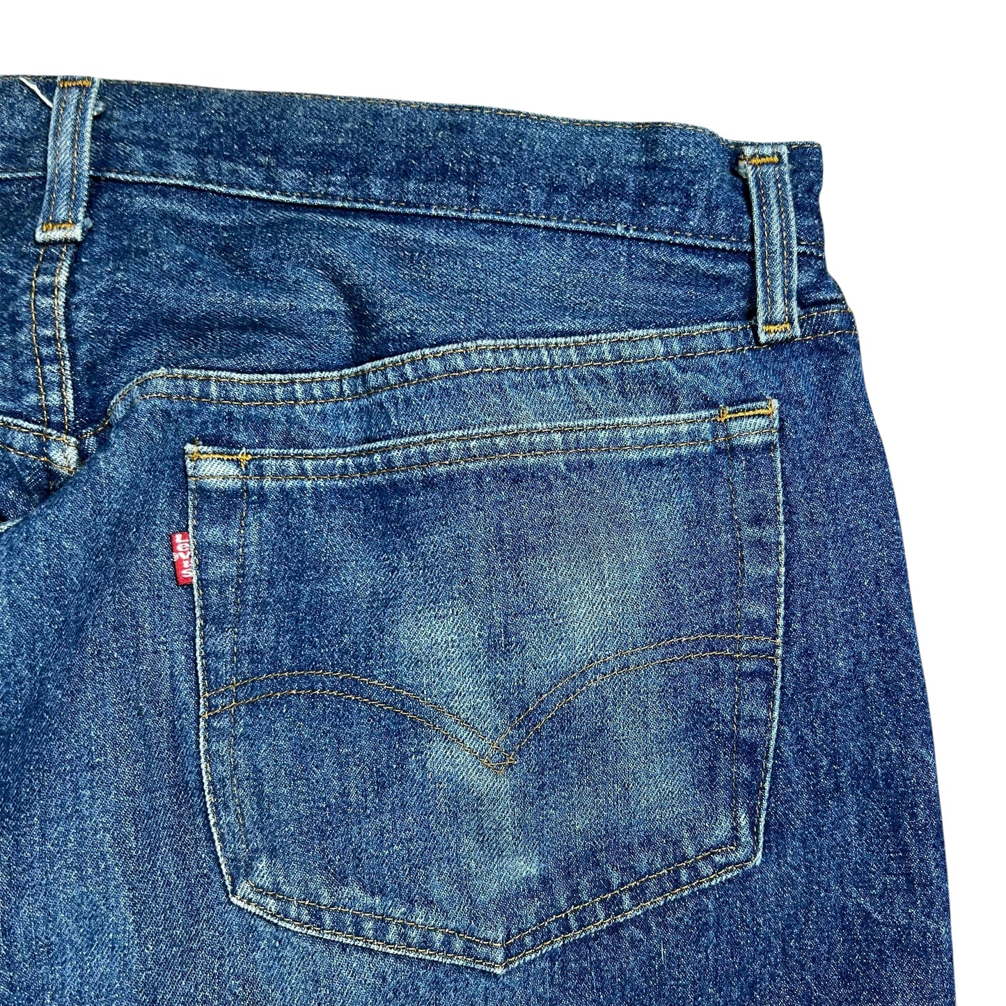 Vintage 80s Levi’s honeycomb faded denim jeans (36x30)