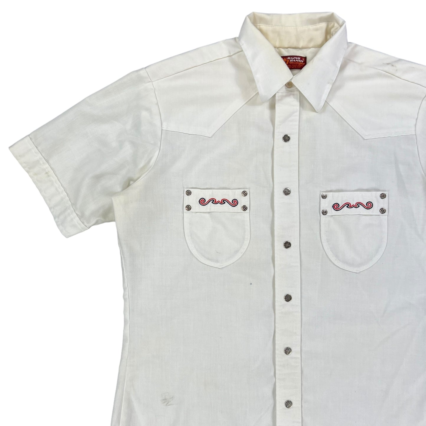Vintage 90s Wrangler Wrapid Transit western button up shirt (L)