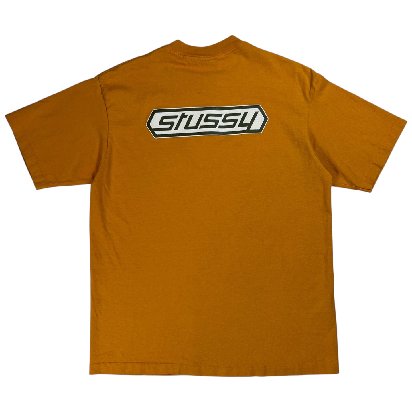Vintage 90s Stüssy S logo USA made tee (L)