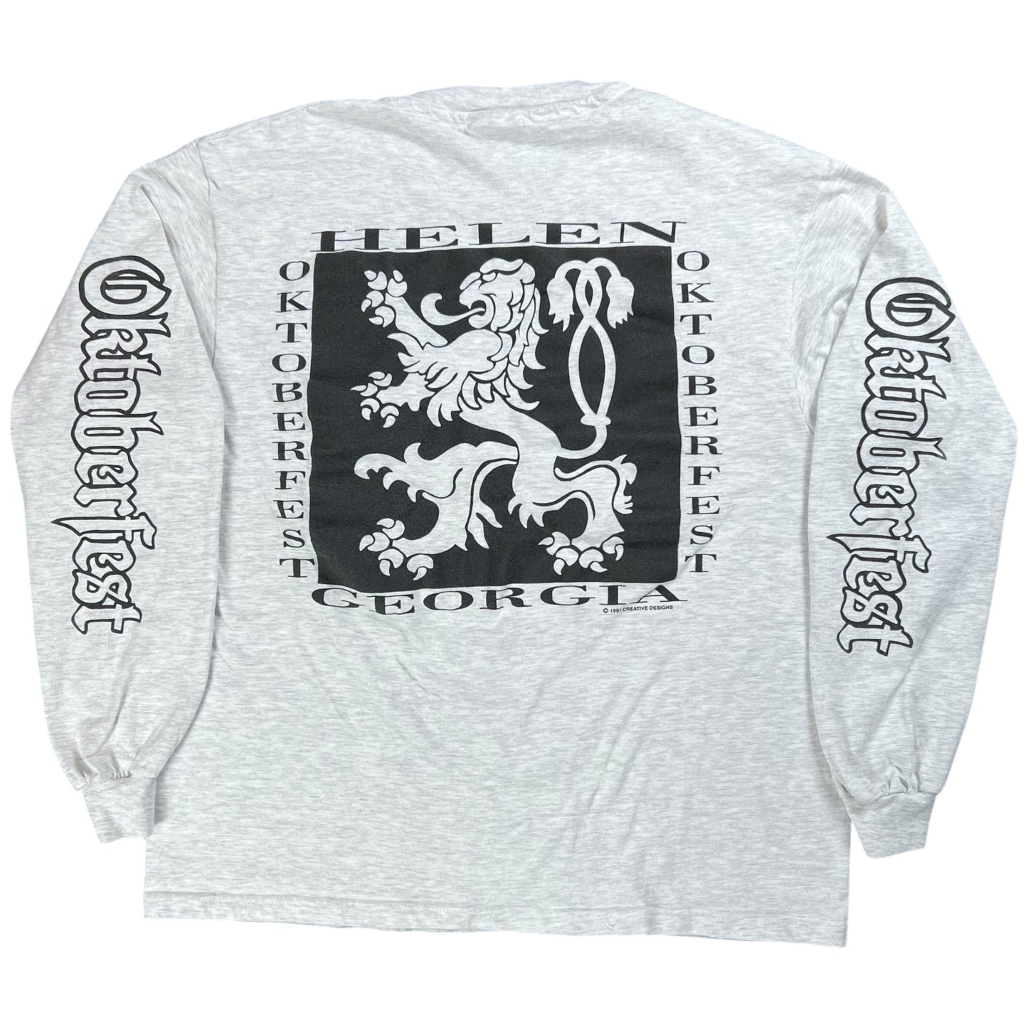 Vintage 1995 Oktoberfest long sleeve print beer shirt (L)