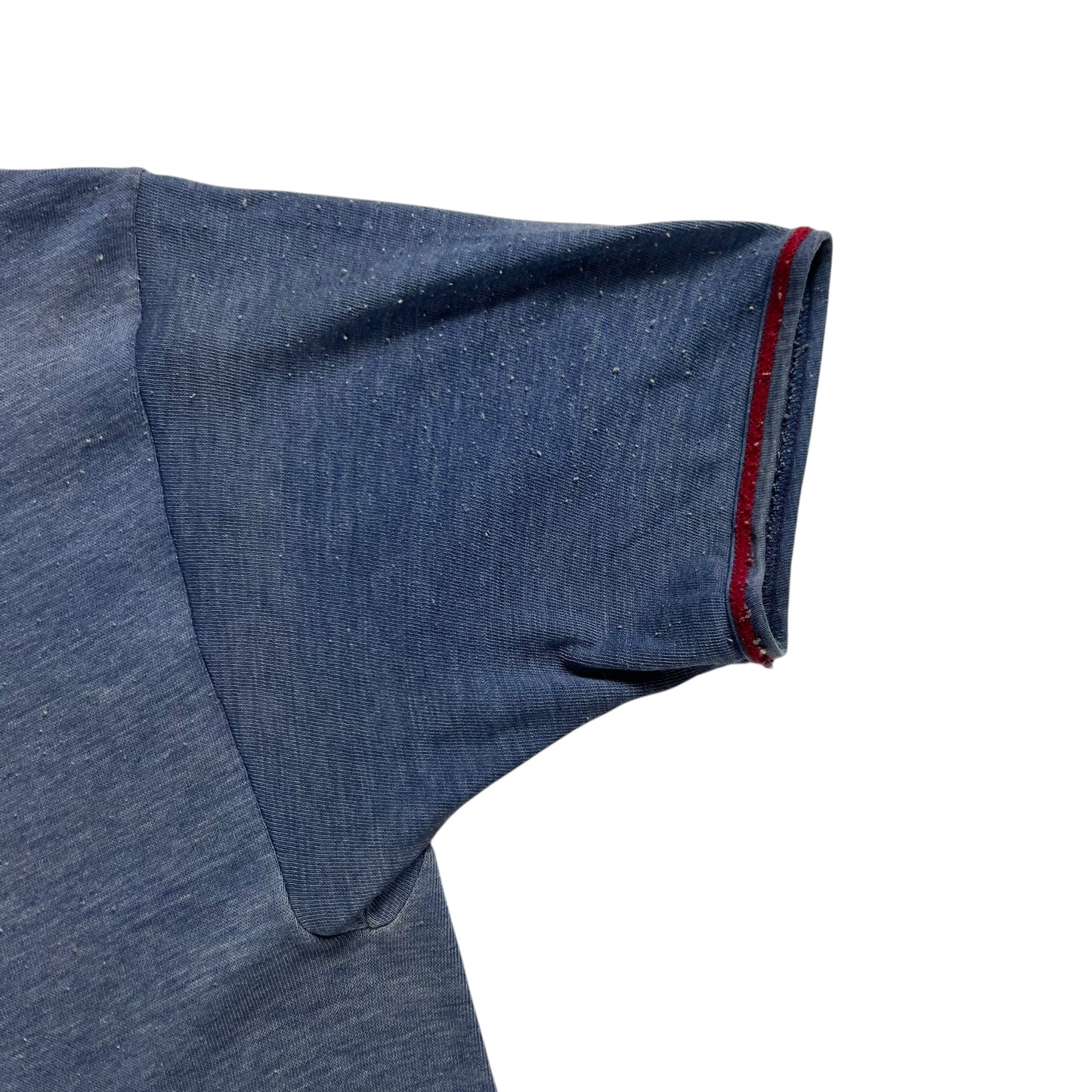 Vintage 1970s faded blue blank tee (M)