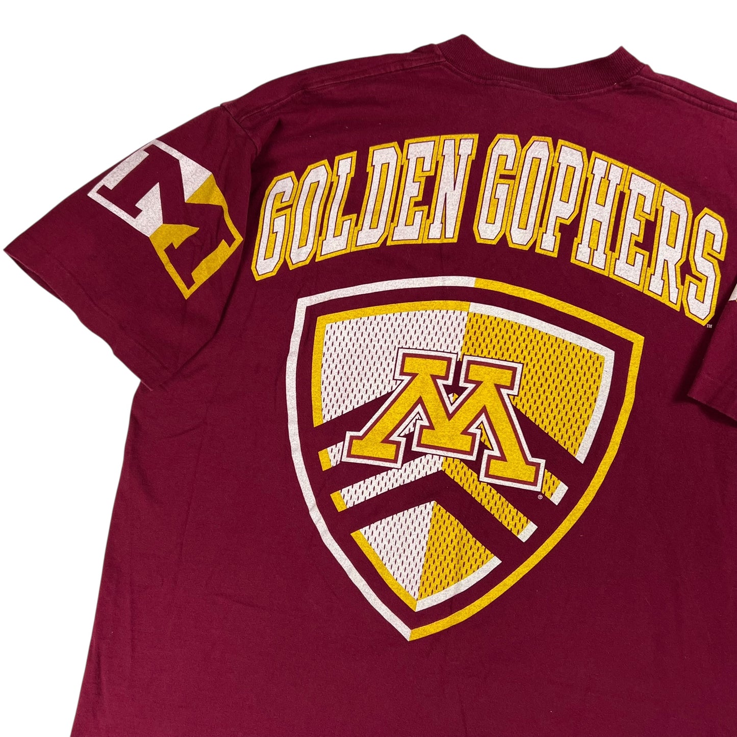 Vintage 90s ProPlayer University of Minnesota Gophers big print tee (XL)