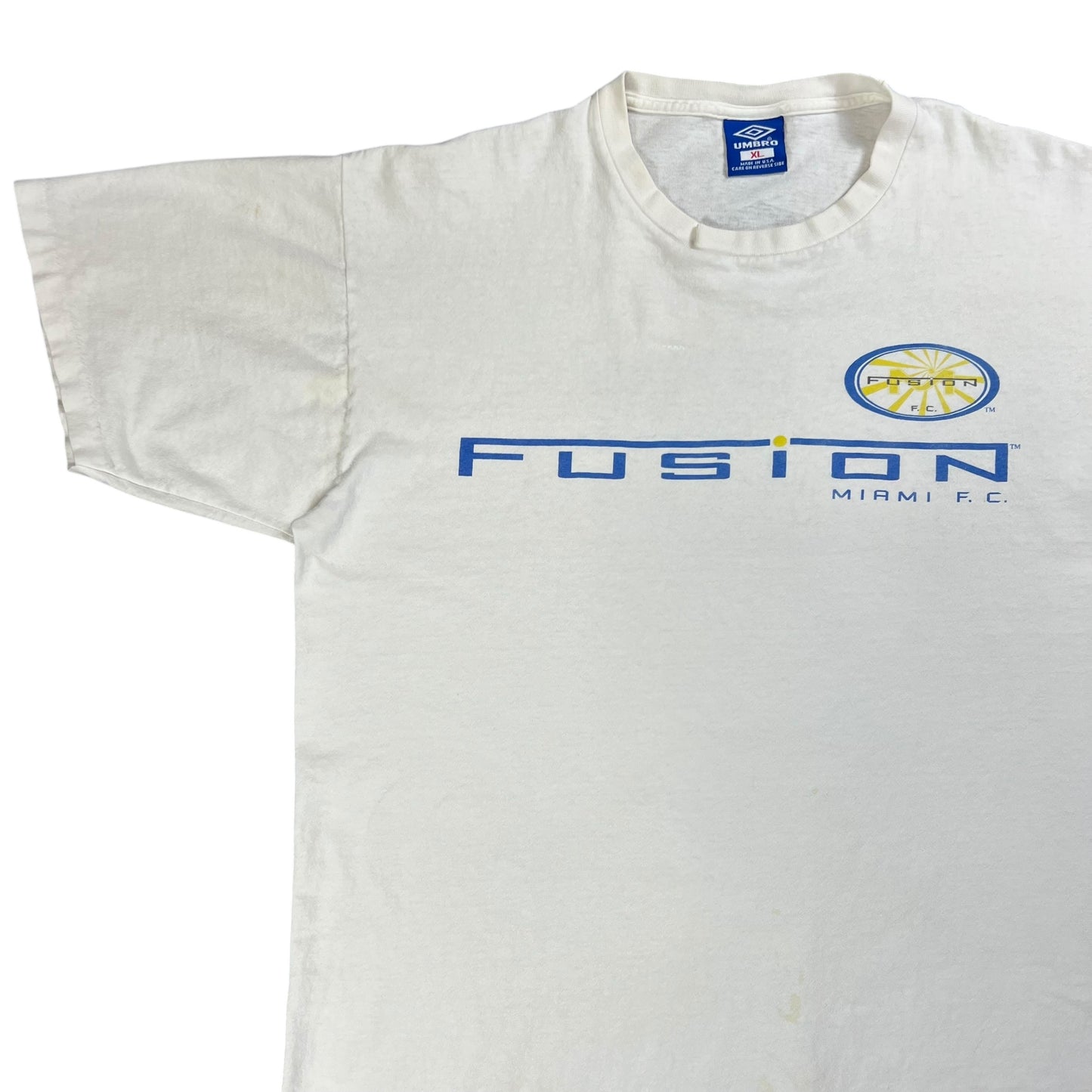 Vintage 90s Umbro Miami FC Fusion MLS soccer tee (XL)