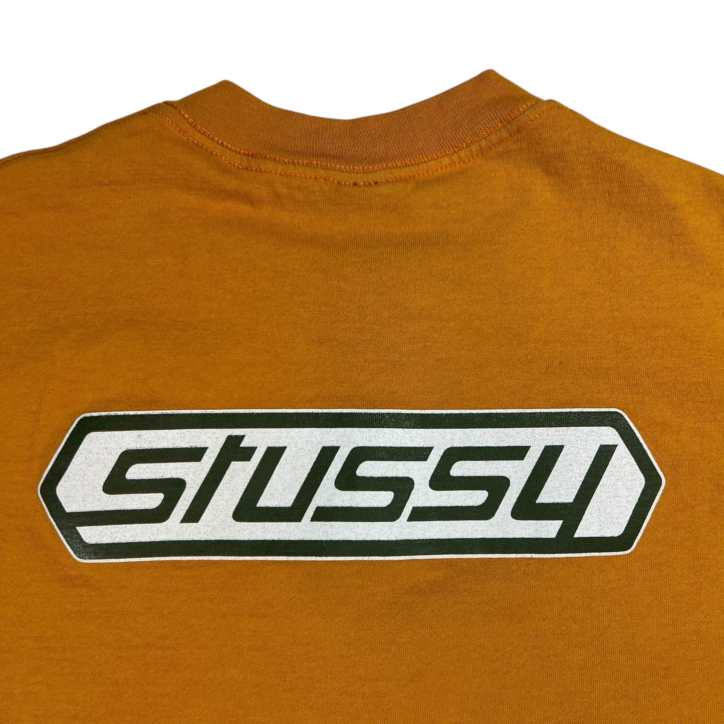 Vintage 90s Stüssy S logo USA made tee (L)