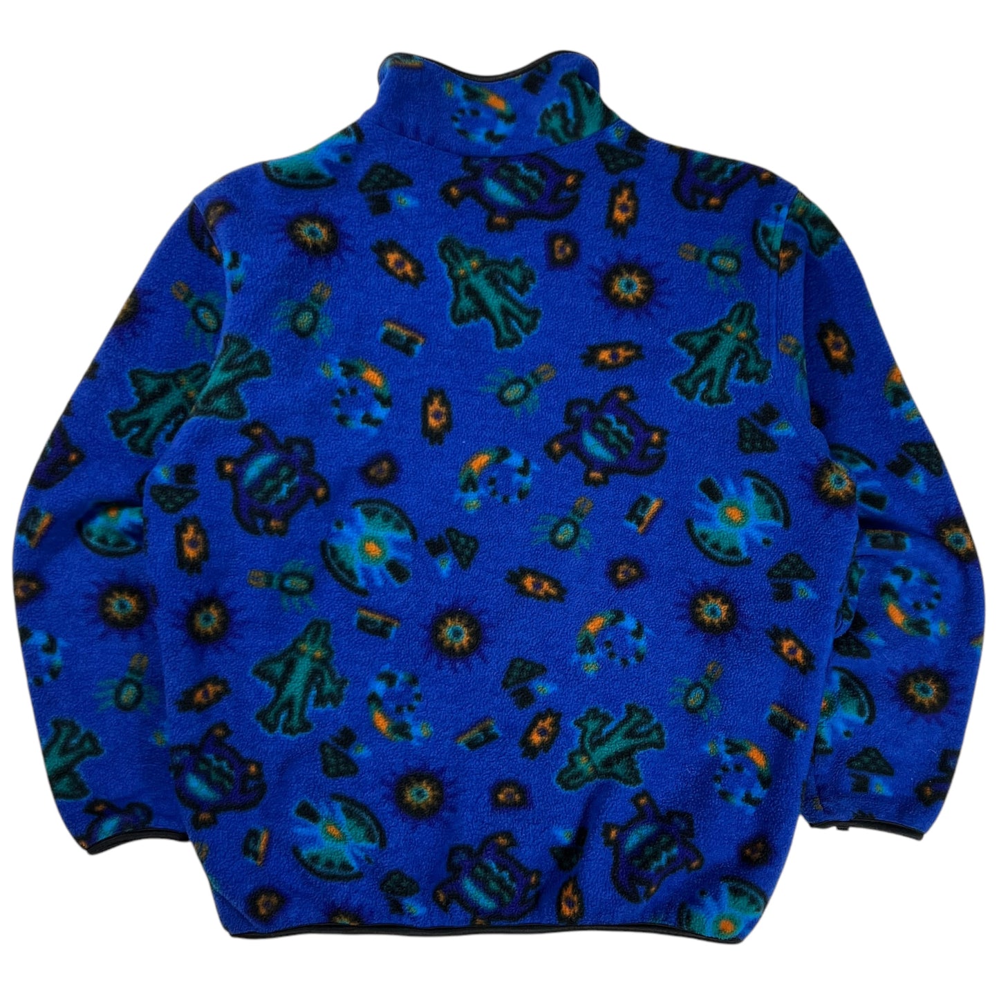 Vintage 90s REI aliens all over print full zip fleece (XL)