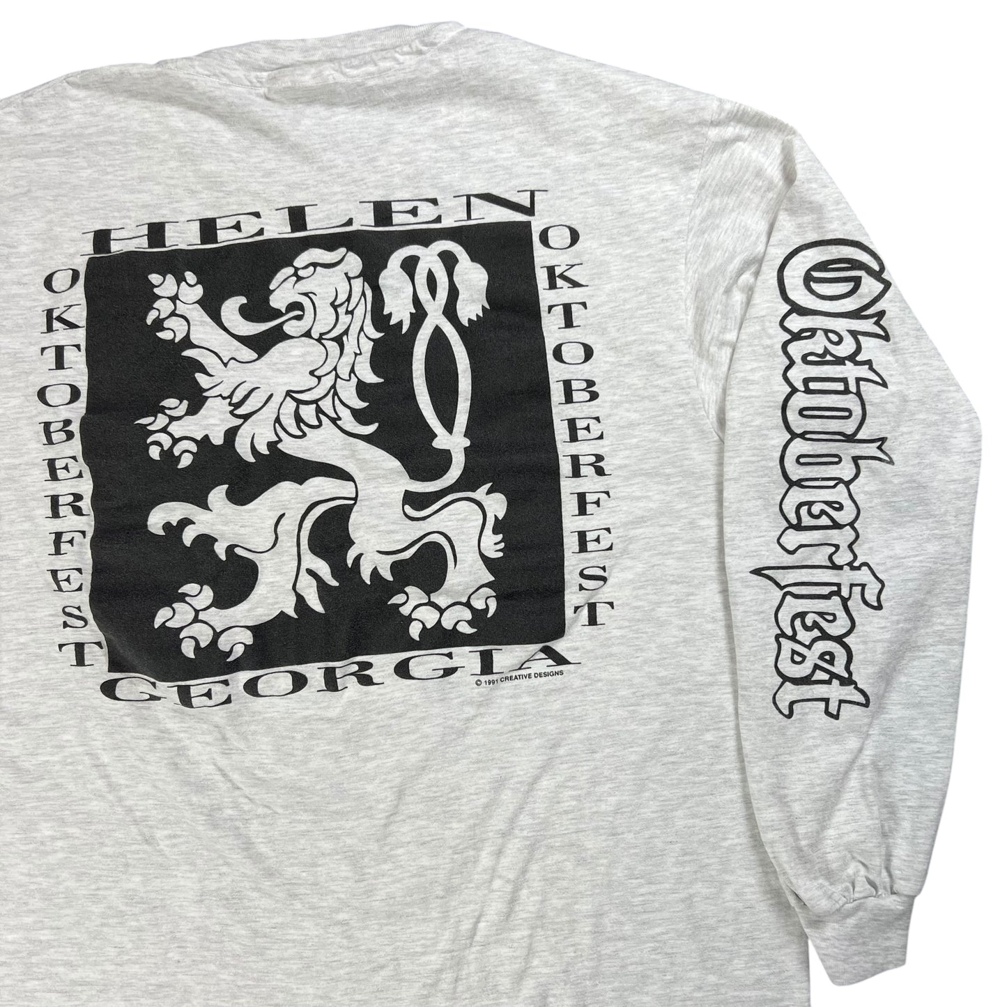 Vintage 1995 Oktoberfest long sleeve print beer shirt (L)