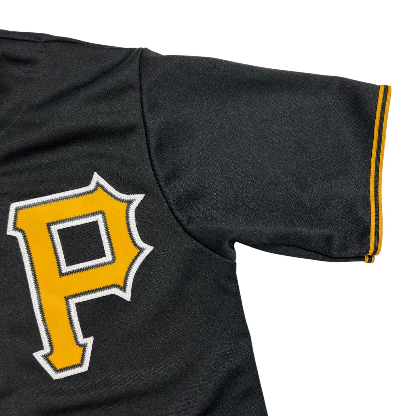 Vintage Y2K Majestic Pittsburgh Pirates black MLB jersey (M)