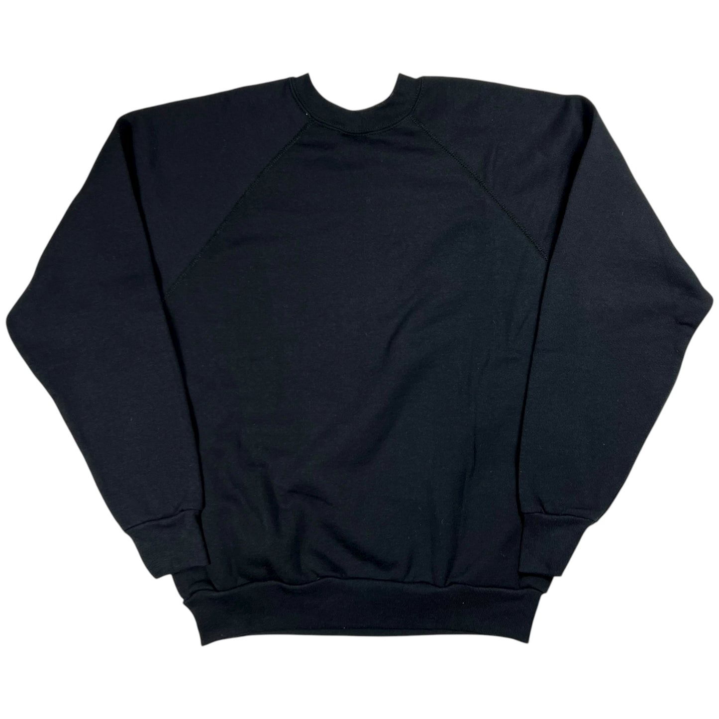 Vintage 90s Tultex black blank crewneck (M)