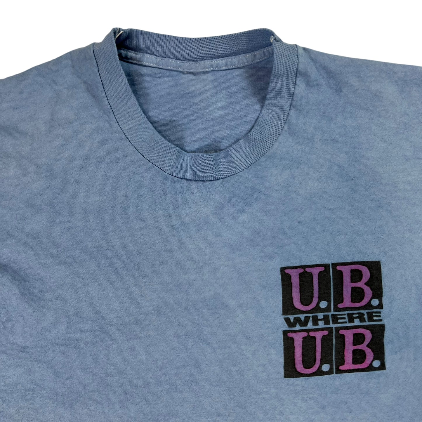 Vintage 1989 U B Where U B Grand Cayman over dye tee (M)