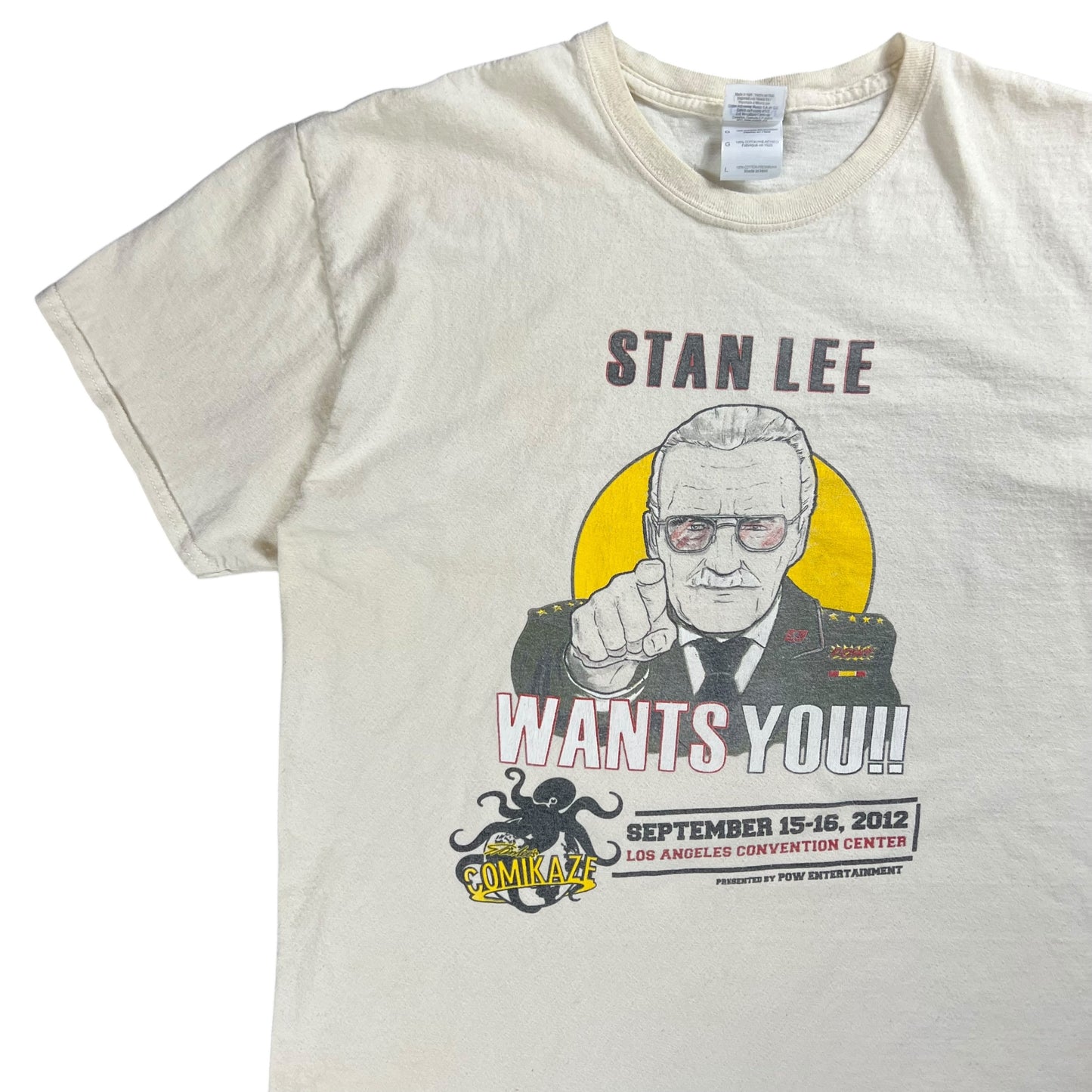 2012 Stan Lee Wants You! Comikaze comic tee (L)