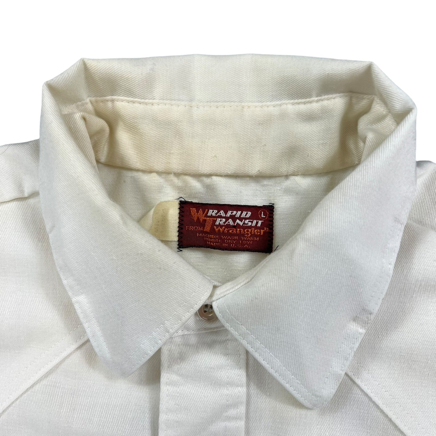 Vintage 90s Wrangler Wrapid Transit western button up shirt (L)