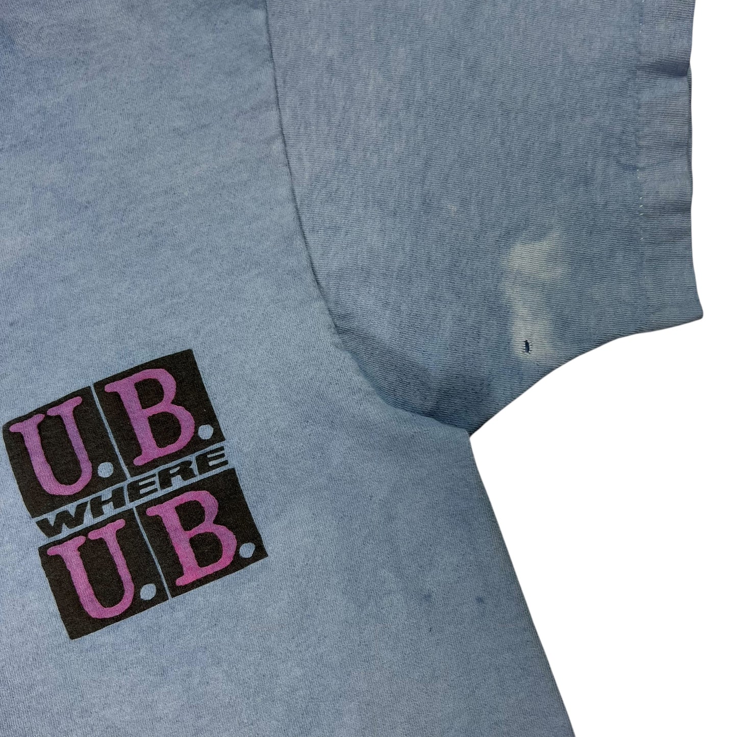 Vintage 1989 U B Where U B Grand Cayman over dye tee (M)