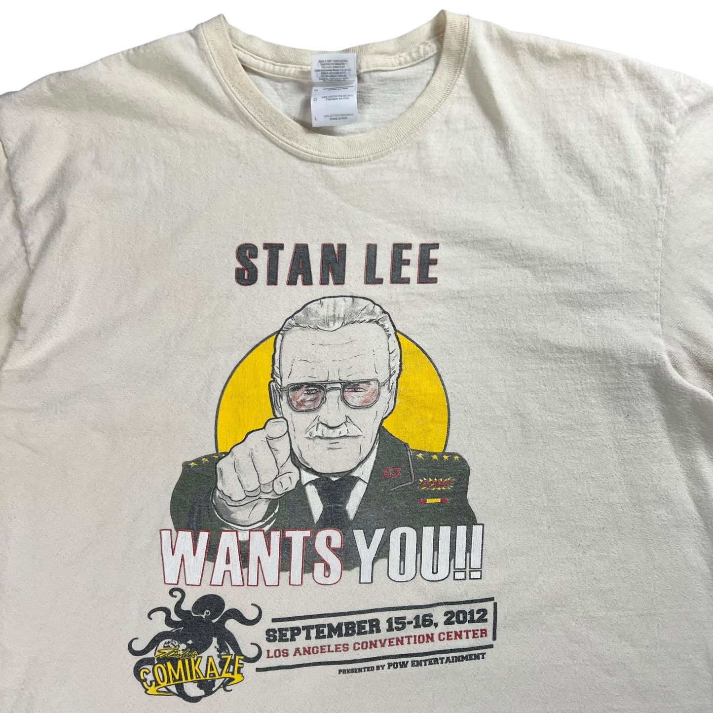 2012 Stan Lee Wants You! Comikaze comic tee (L)