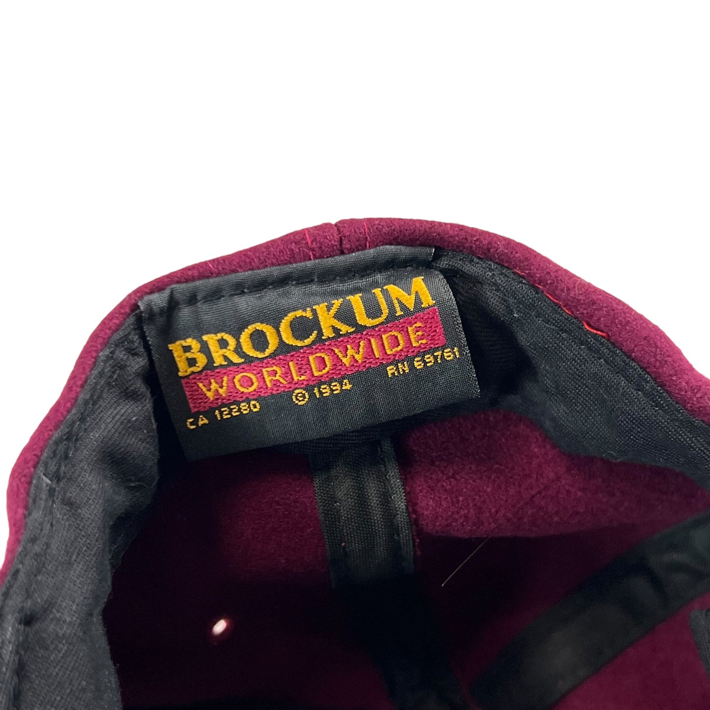 Vintage 90s Brockum Rolling Stones band hat