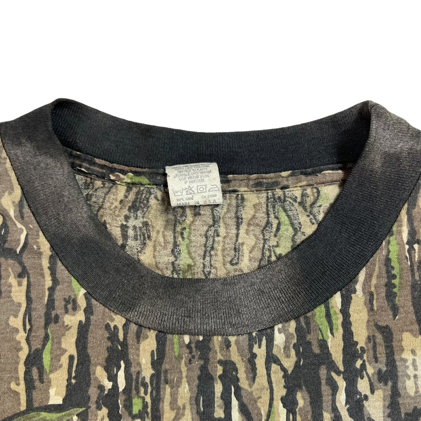 Vintage 80s Real Tree Camo pocket tee (XL)