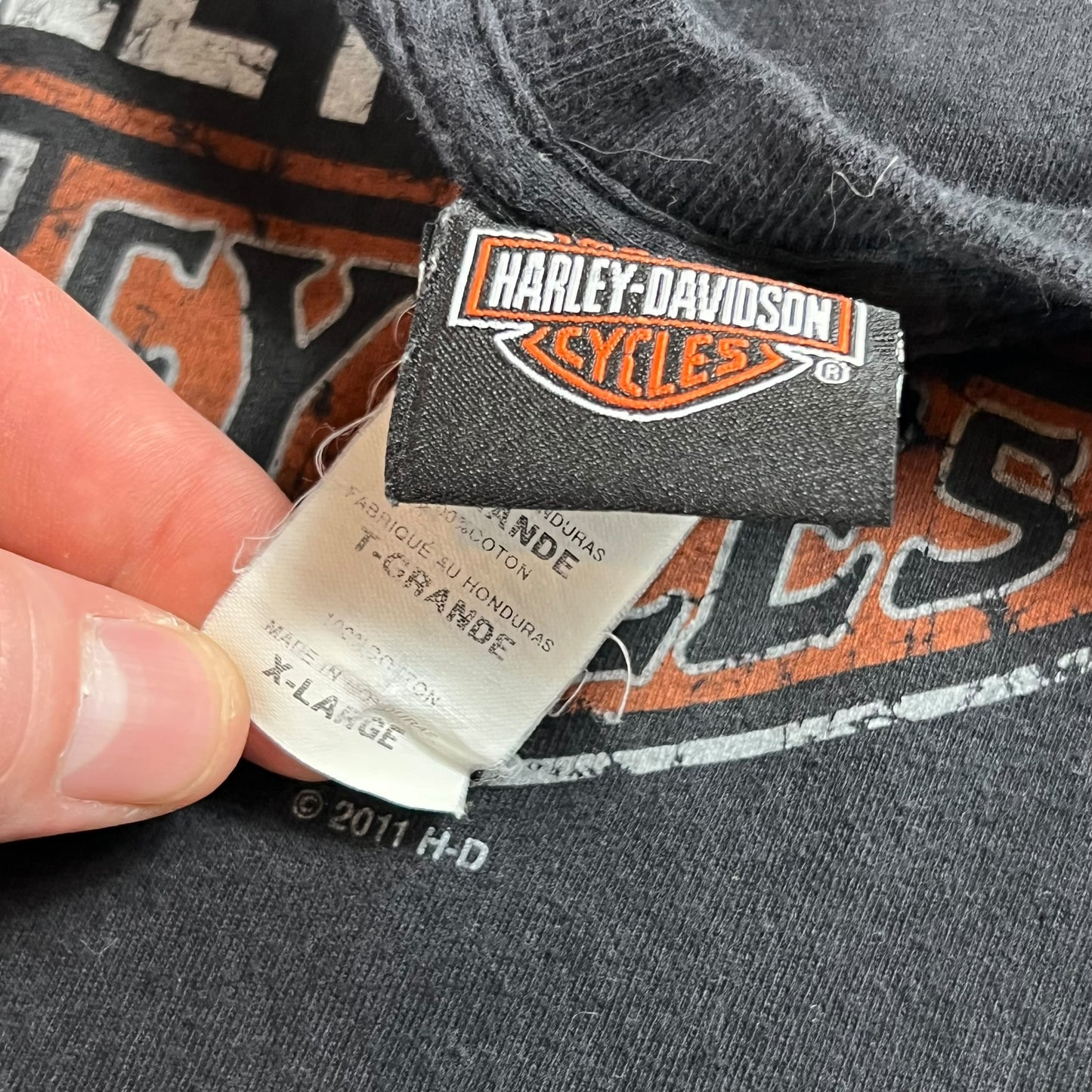 2011 Harley Davidson Motorcycles New Castle tee (XL)