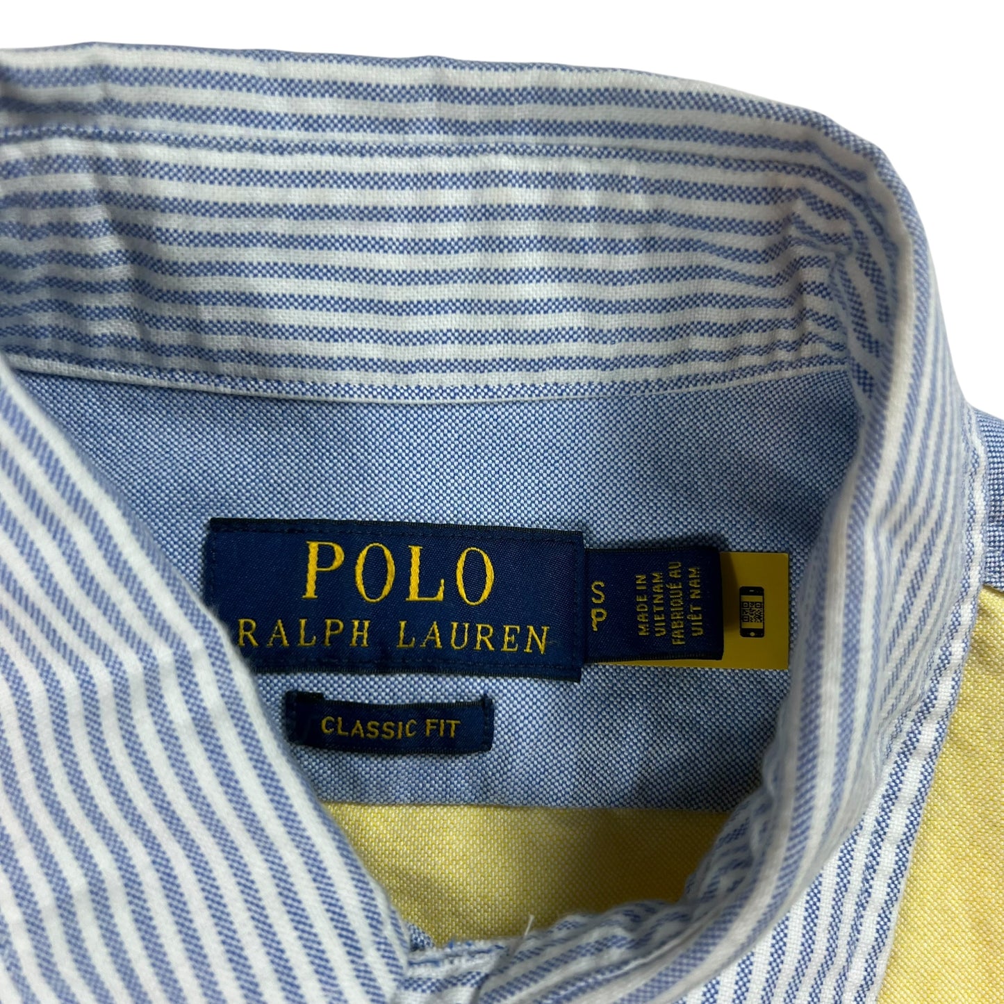 Y2K Polo Ralph Lauren color block oxford button up shirt (S)