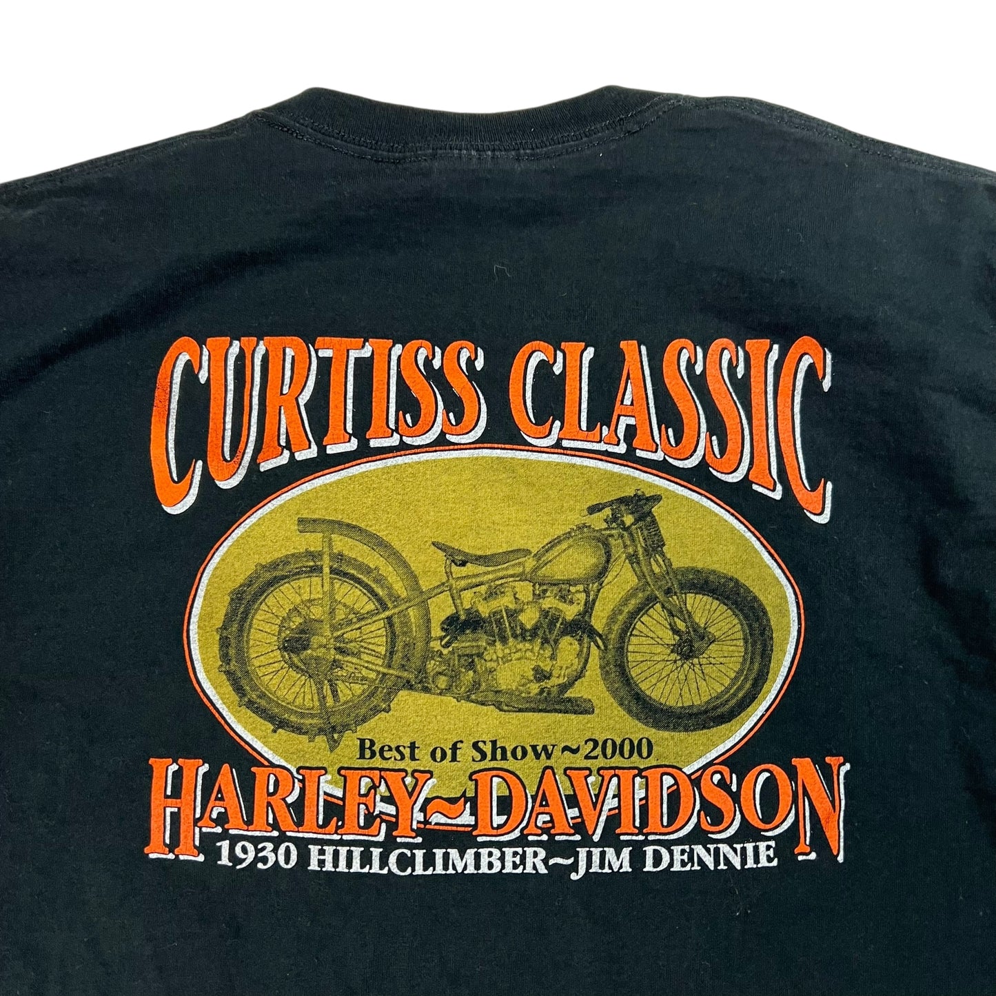 Vintage 2001 Curtiss Classic Motorcycle Weekend biker tee (XL)