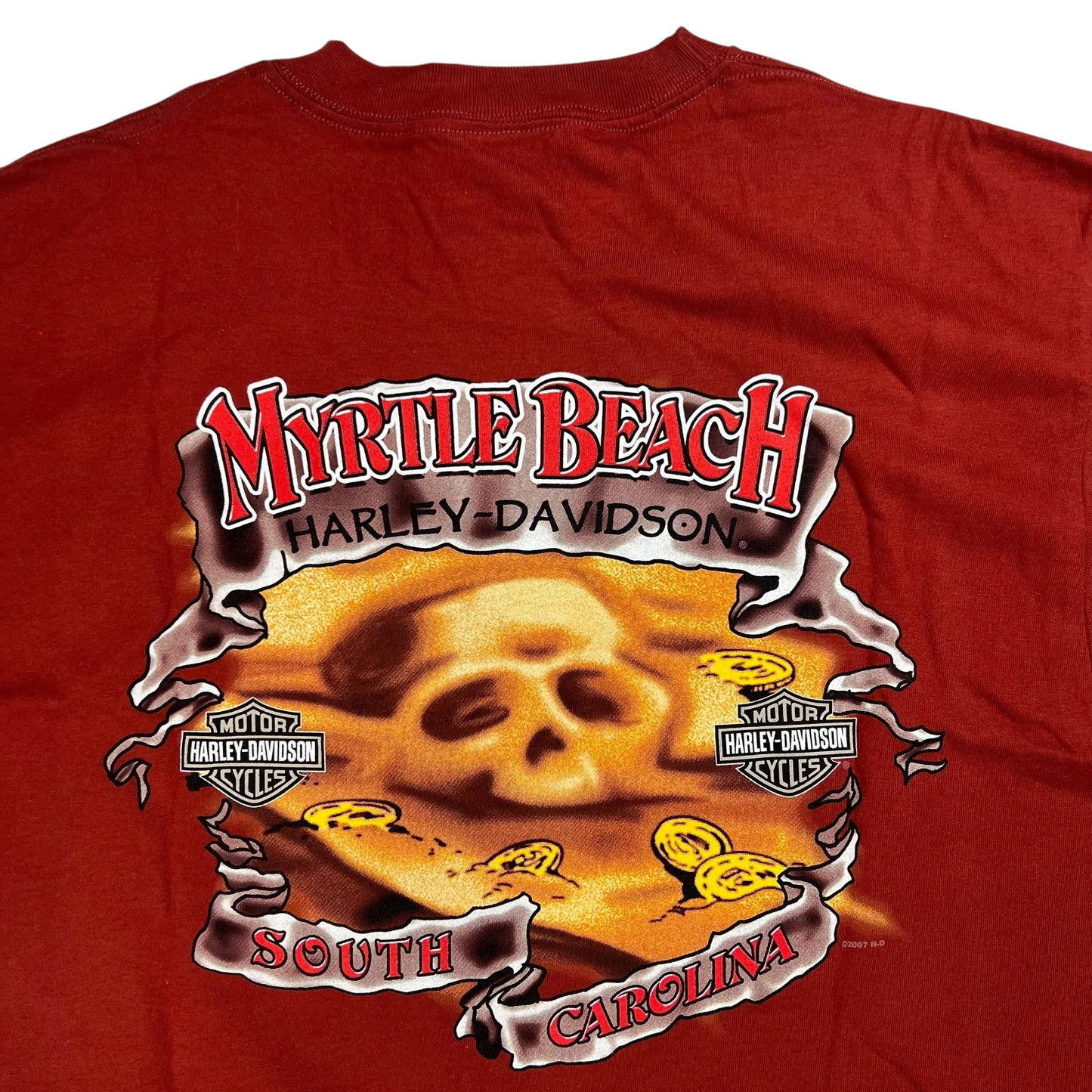 2009 Harley Davidson Motorcycles South Carolina tee (L) DS NWT
