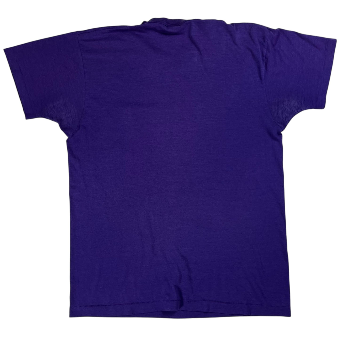 Vintage 80s Fruit of the Loom purple selvedge pocket tee (M)