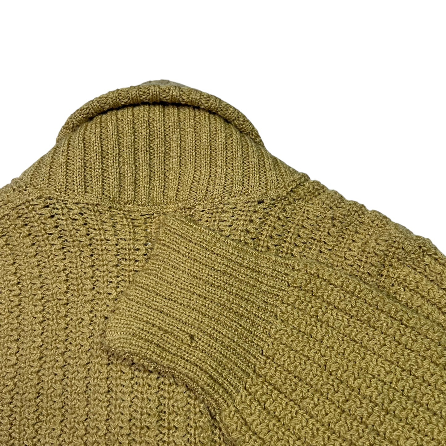 Vintage 1950s The Kandahar by Bert Charon NY virgin wool Shawl Collar cardigan sweater (M)
