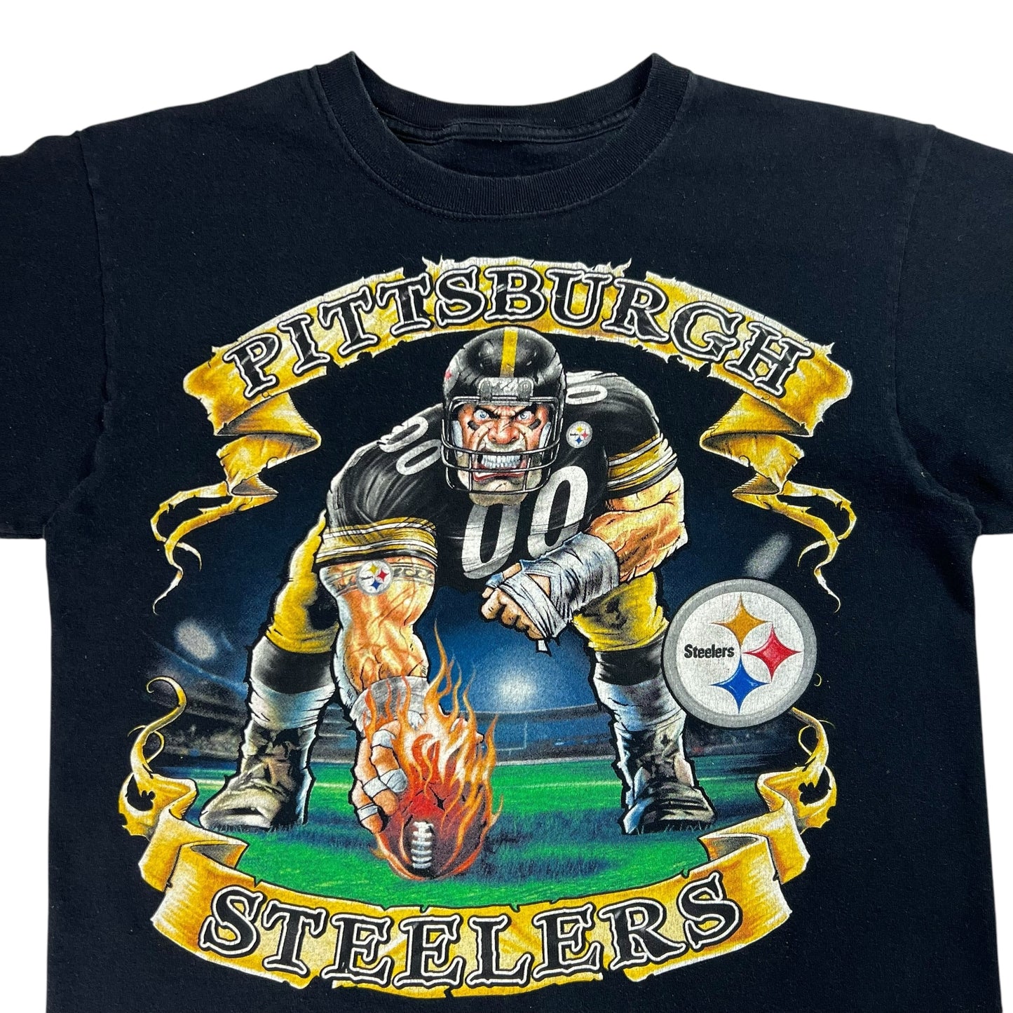 Vintage Y2K Pittsburgh Steelers big graphic tee (M)