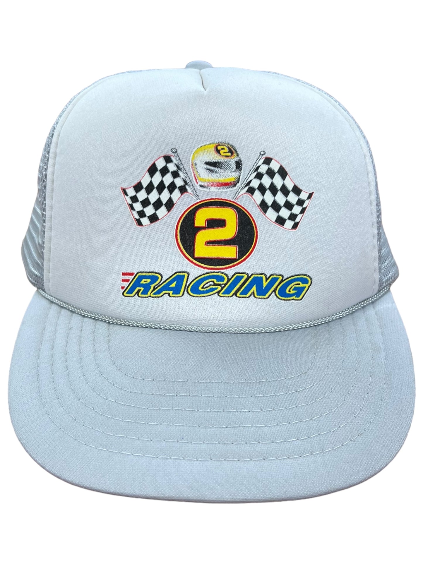 Vintage 90s NASCAR Rusty Wallace 2 racing SnapBack