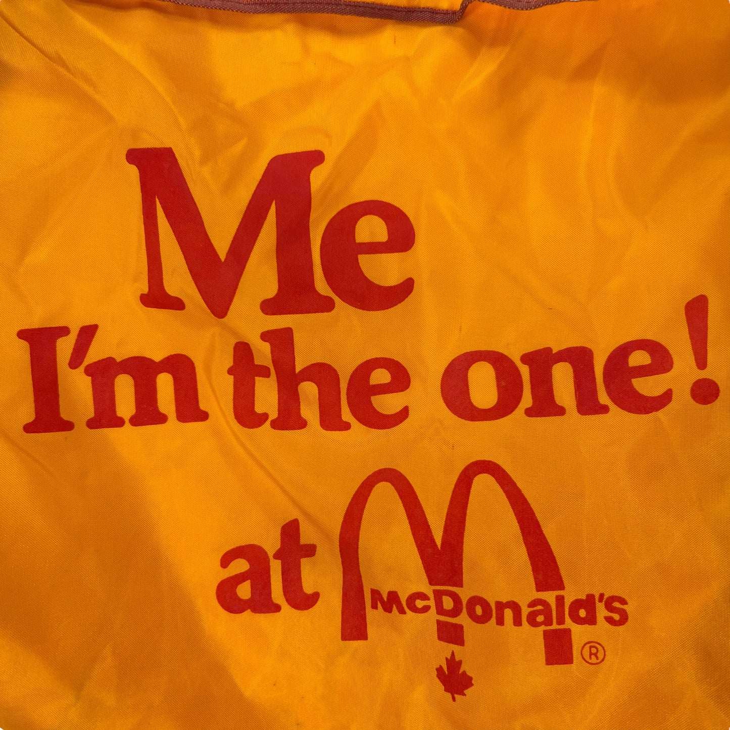 Vintage 90s Me I’m the One! At McDonalds bag