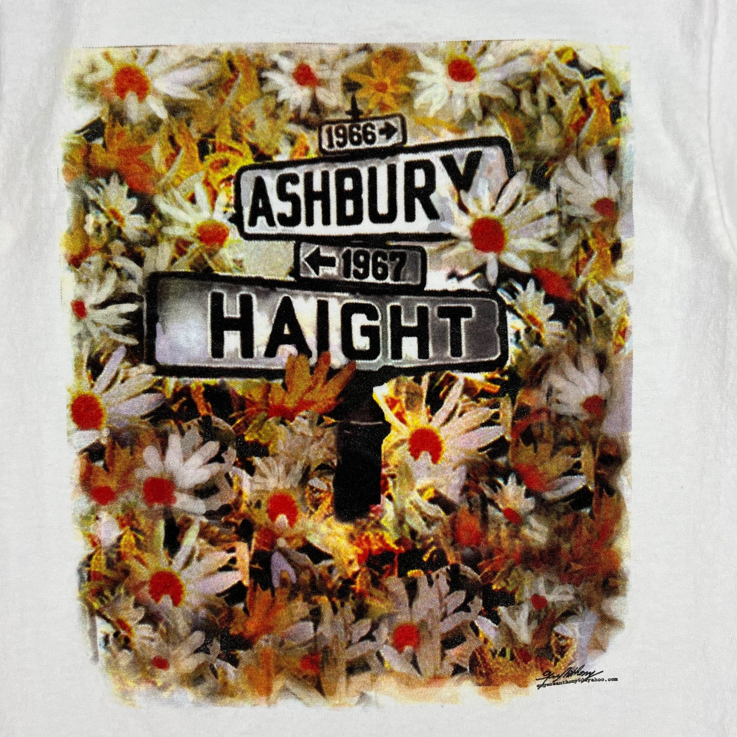 Vintage Y2K Haight & Ashbury hippie tee (S)