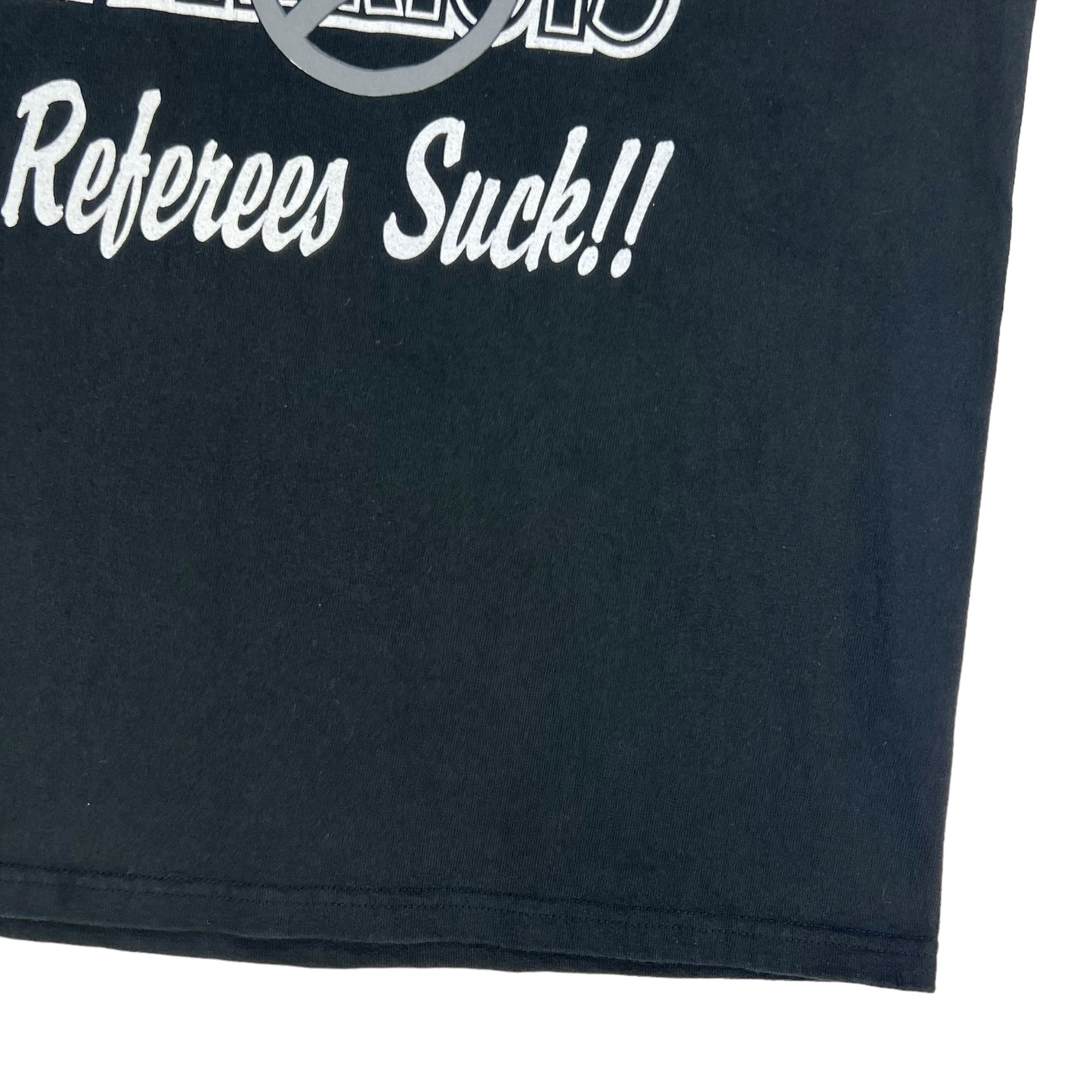 Vintage Y2K Oakland Raiders fuck the patriots tuck rule tee (L)