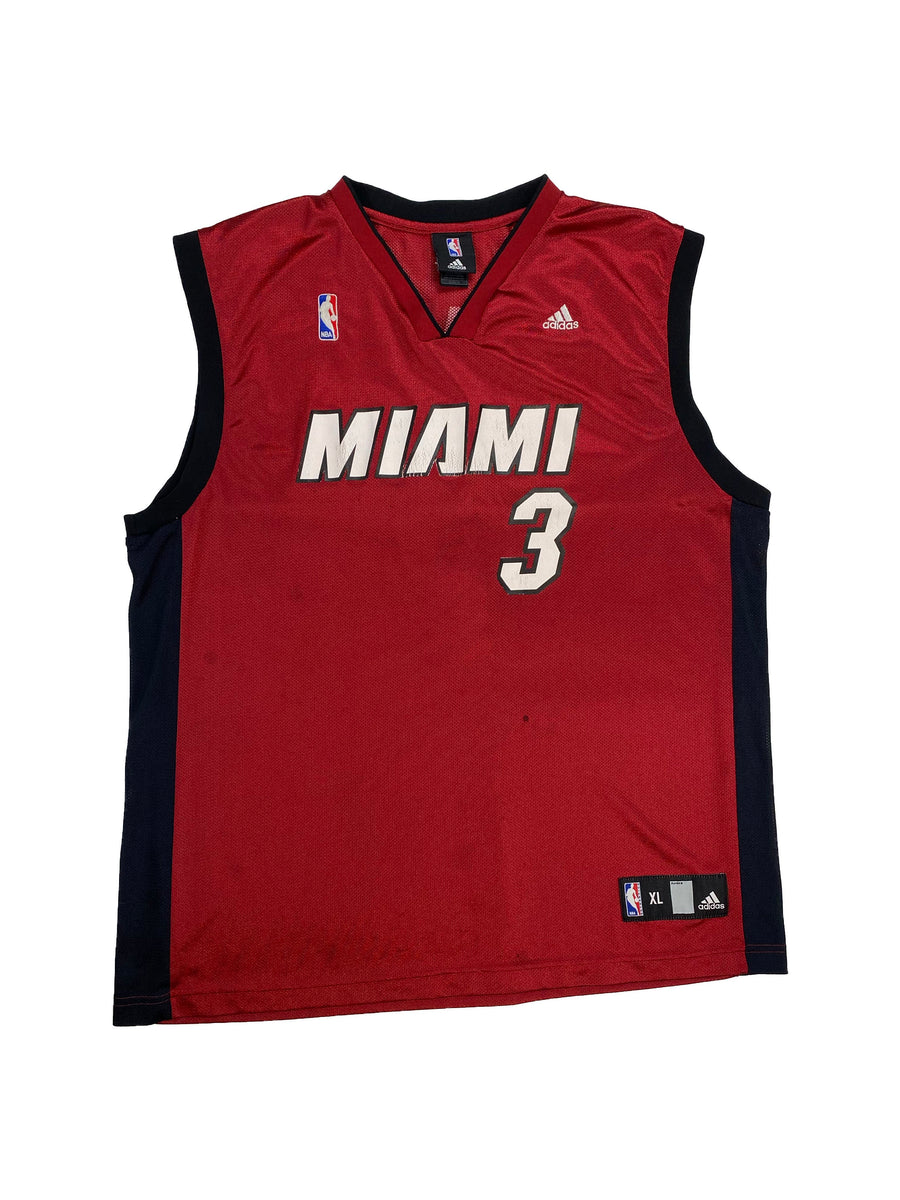 Adidas Miami Heat Jersey Dwayne Wade Christmas Day Red XXL Sleeved NBA 2013