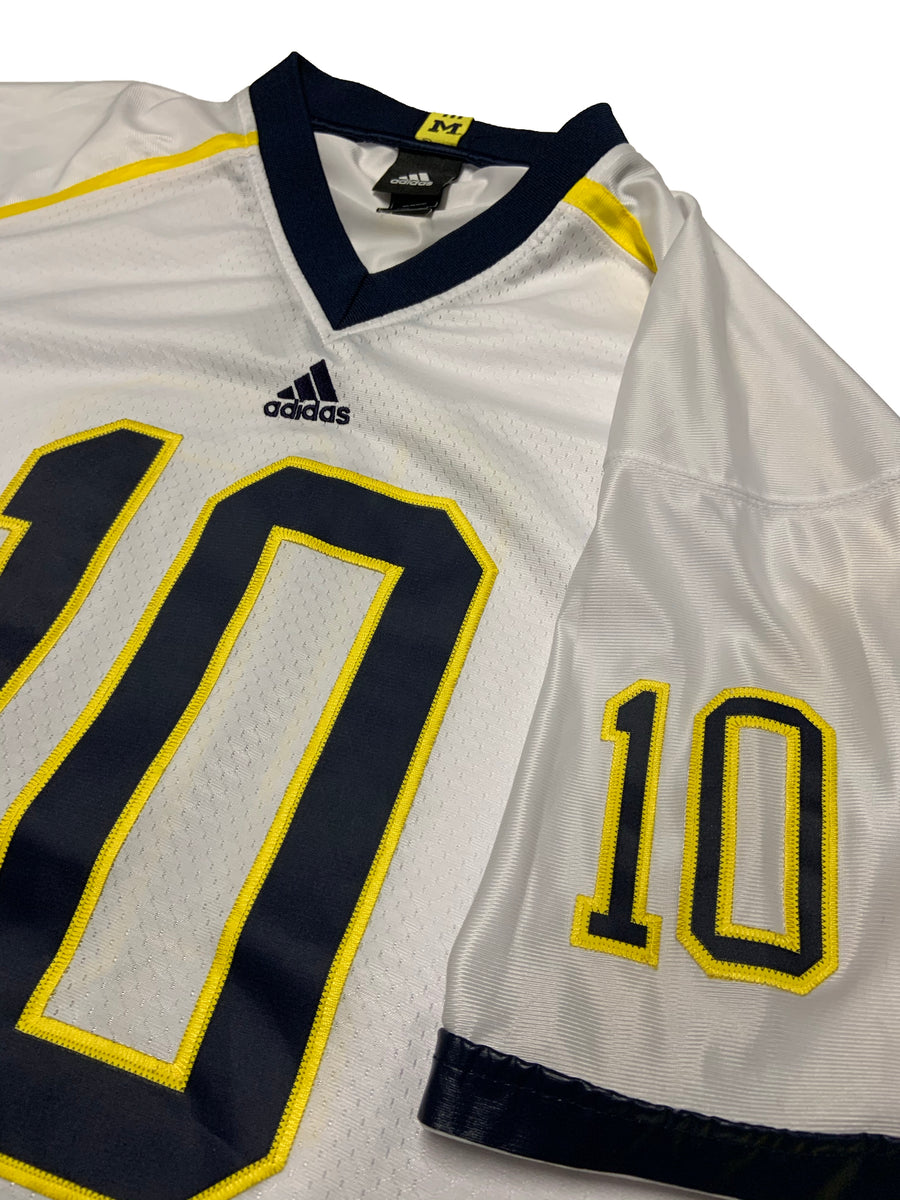 Adidas Tom Brady University of Michigan Away White Men’s Size XL Jersey