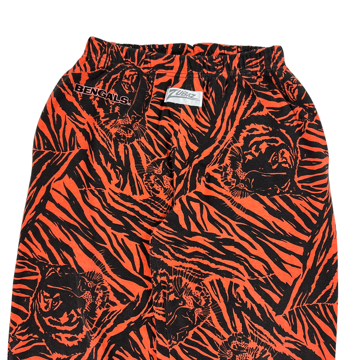 Cincinnati Bengals ZUBAZ Black Orange White Vintage Zebra Style