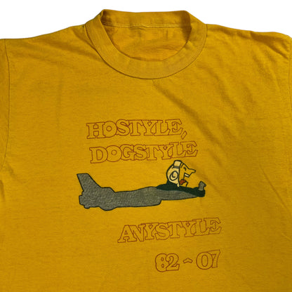 Vintage 1970s Hostyle, Dogstyle Anystyle 62-07 Air Force tee (M)