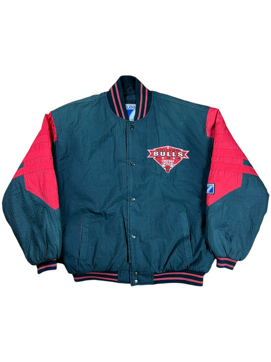 Vintage 90s Logo 7 Chicago Bulls puffer jacket (L)