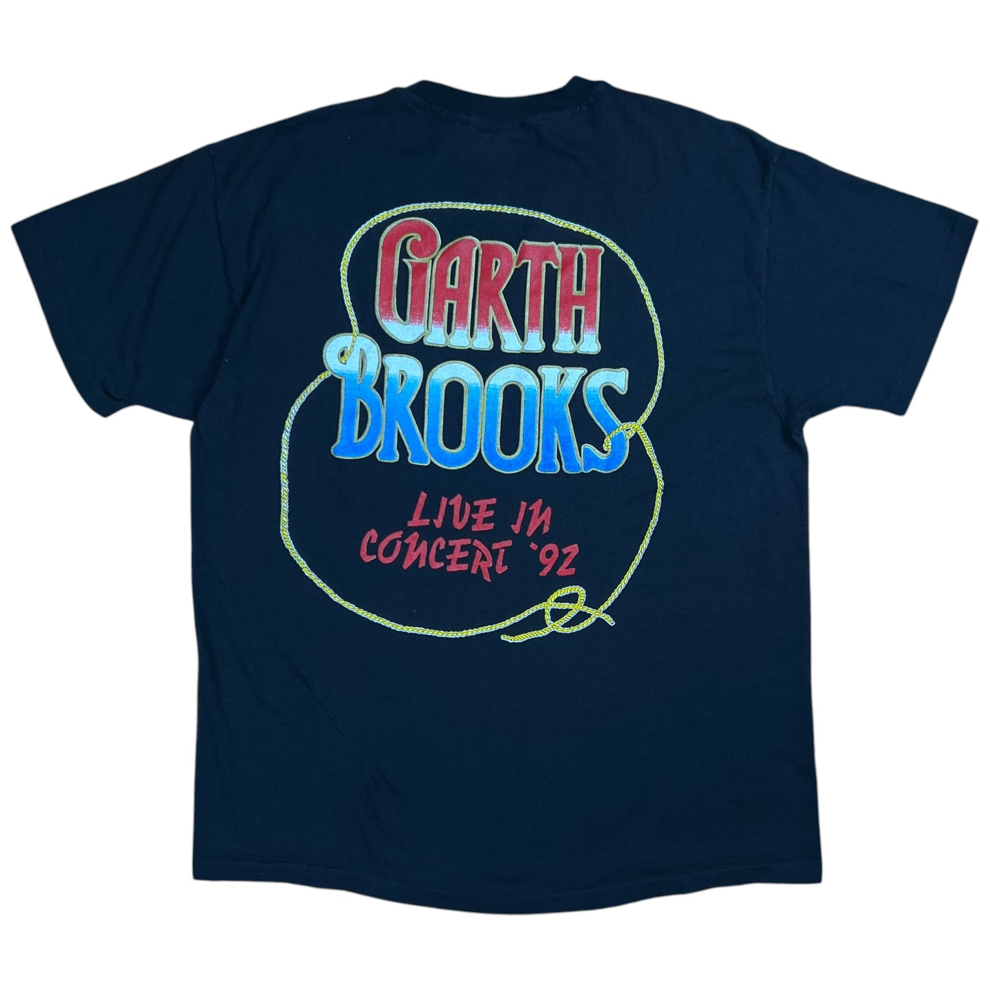 Vintage 1992 Hanes Garth Brooks Live Concert country tee (L)