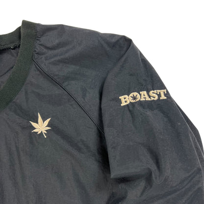 Vintage 90s BOAST marijuana leaf windbreaker (L)