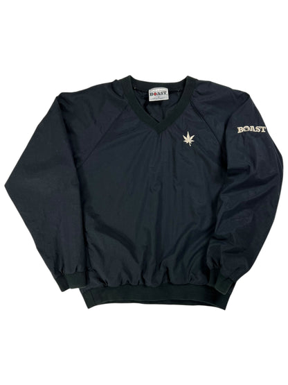 Vintage 90s BOAST marijuana leaf windbreaker (L)