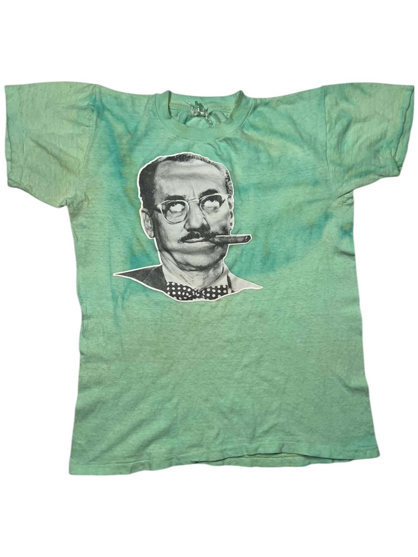 Vintage 1970s Groucho Marx Comedian tie dye tee (S)