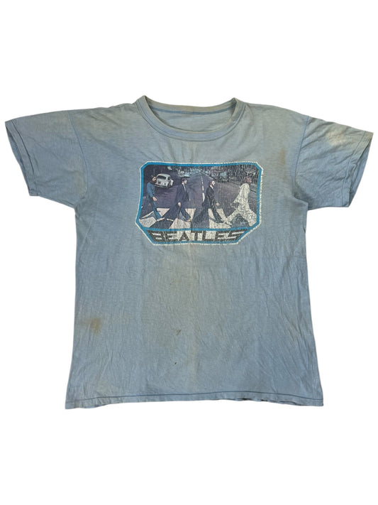 Vintage 1970s The Beatles Abbey Road faded band tee (M/L)