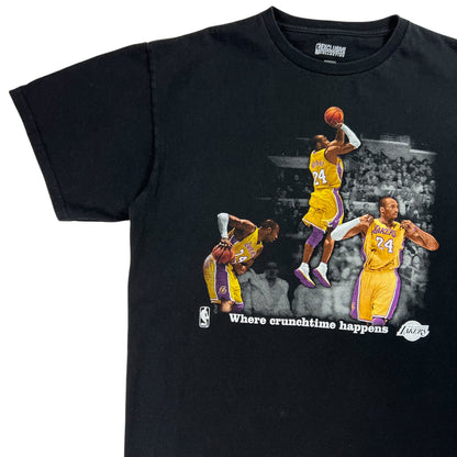 Y2K Kobe Bryant Los Angeles Lakers “Where crunchtime happens” tee (XL)