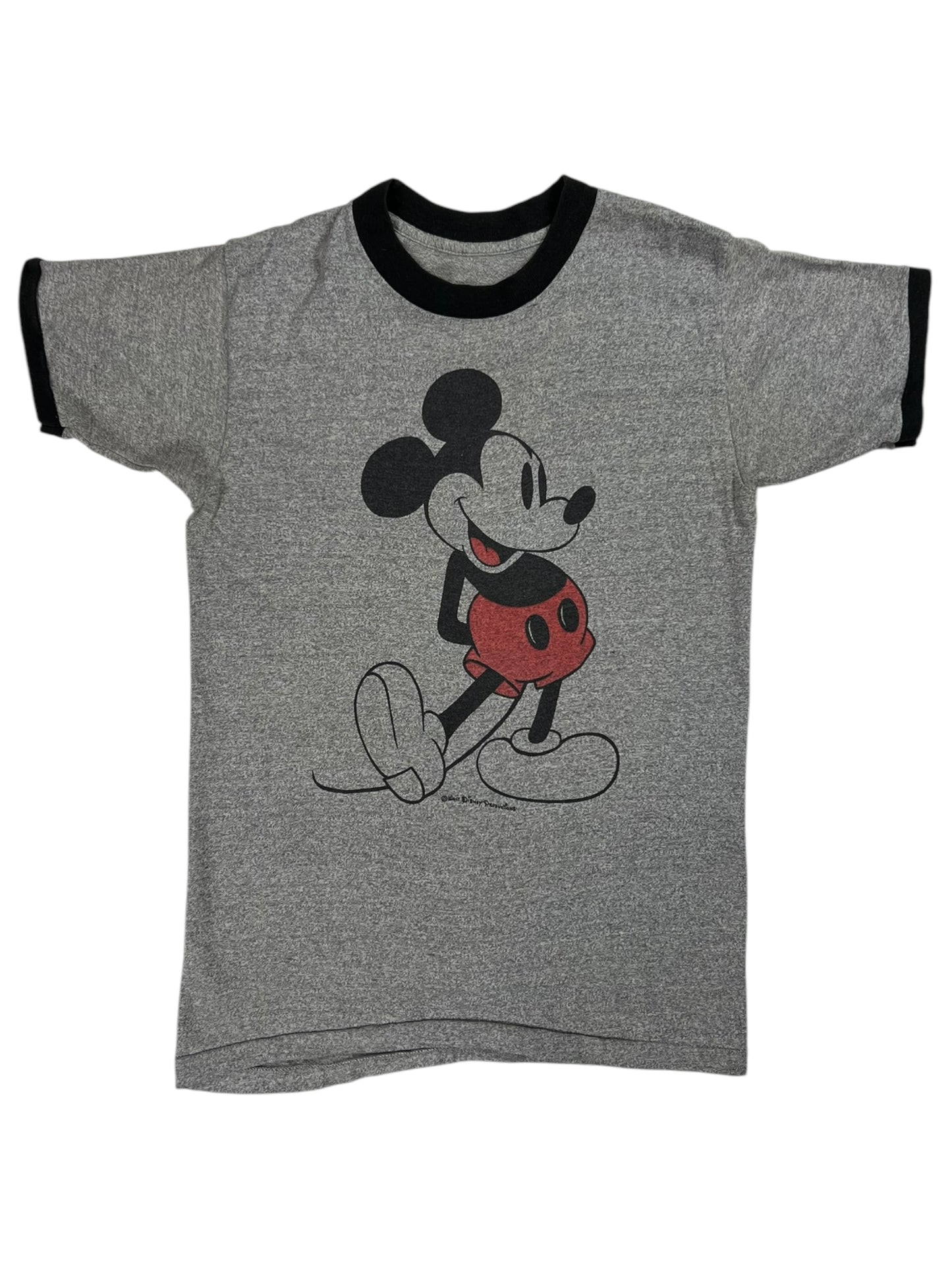 Vintage 1970s Mickey Mouse ringer tee (S)