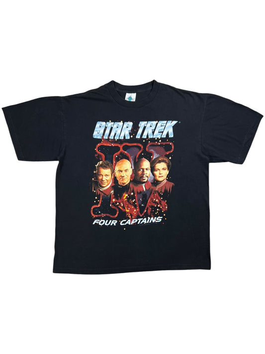 Vintage 1998 Star Trek Four Captains tee (XL)
