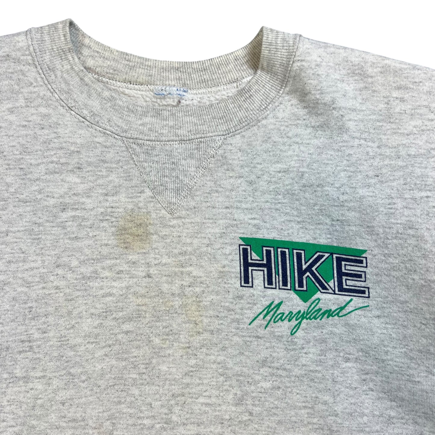 Vintage 90s Take Only Photographs Leave Only Footprints hiking crewneck (L)