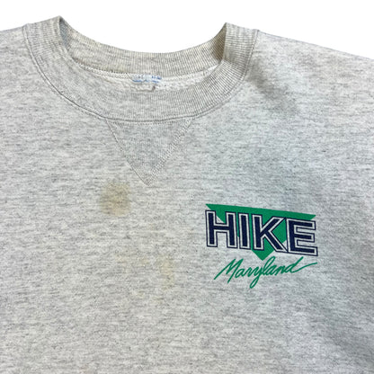 Vintage 90s Take Only Photographs Leave Only Footprints hiking crewneck (L)